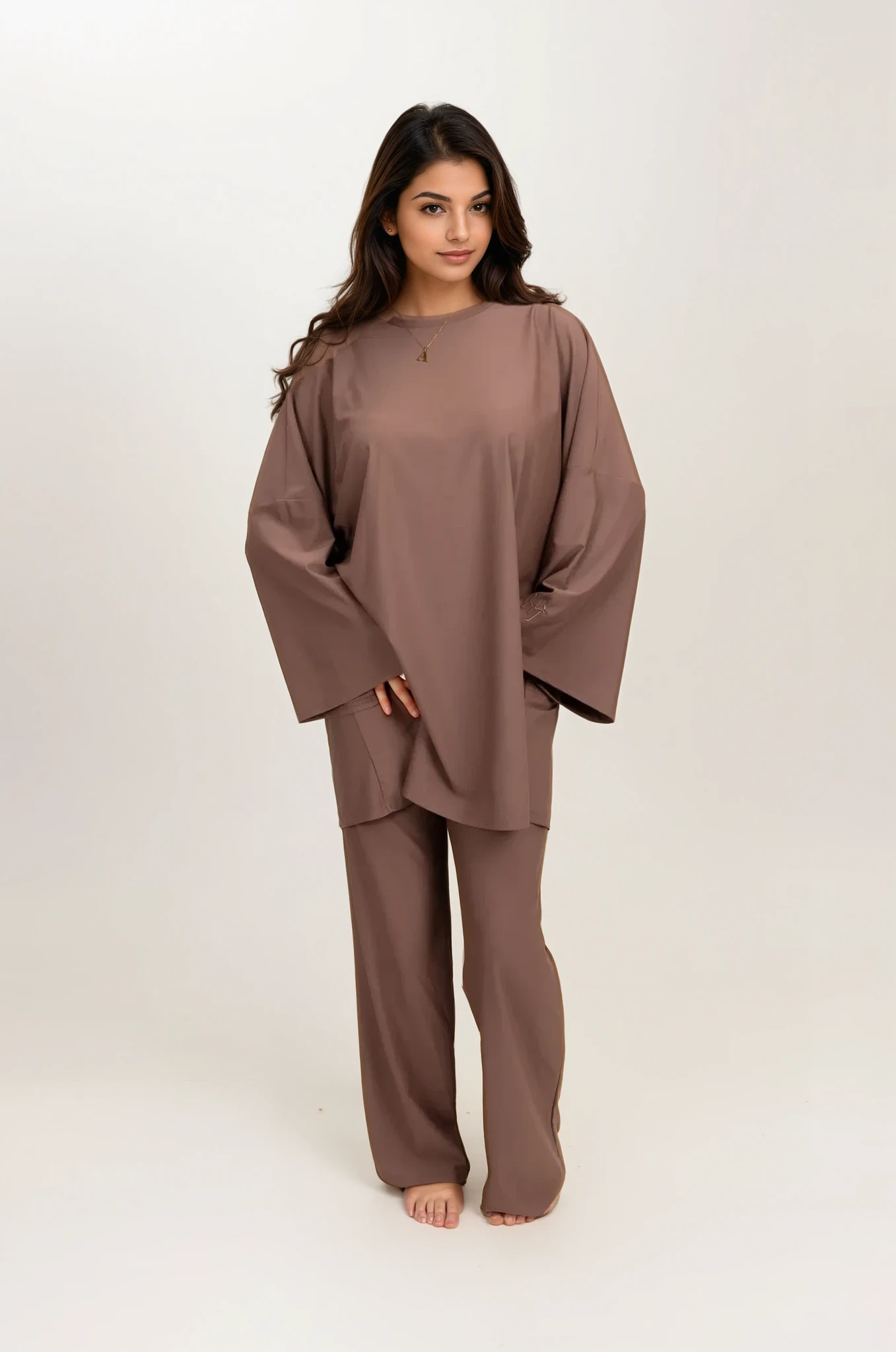 Burkini Maya Taupe  - 3 pièces