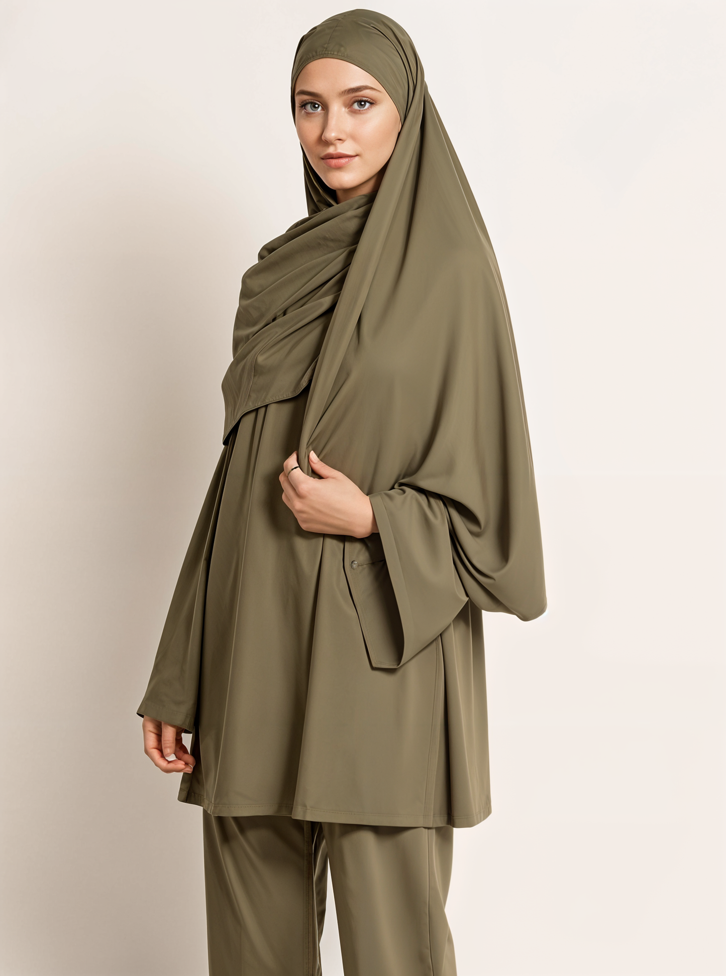 Burkini Maya Olive - 3 pièces