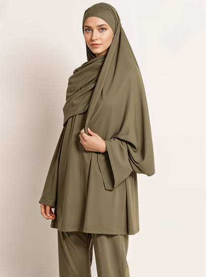 Burkini Maya Olive - 3 pièces