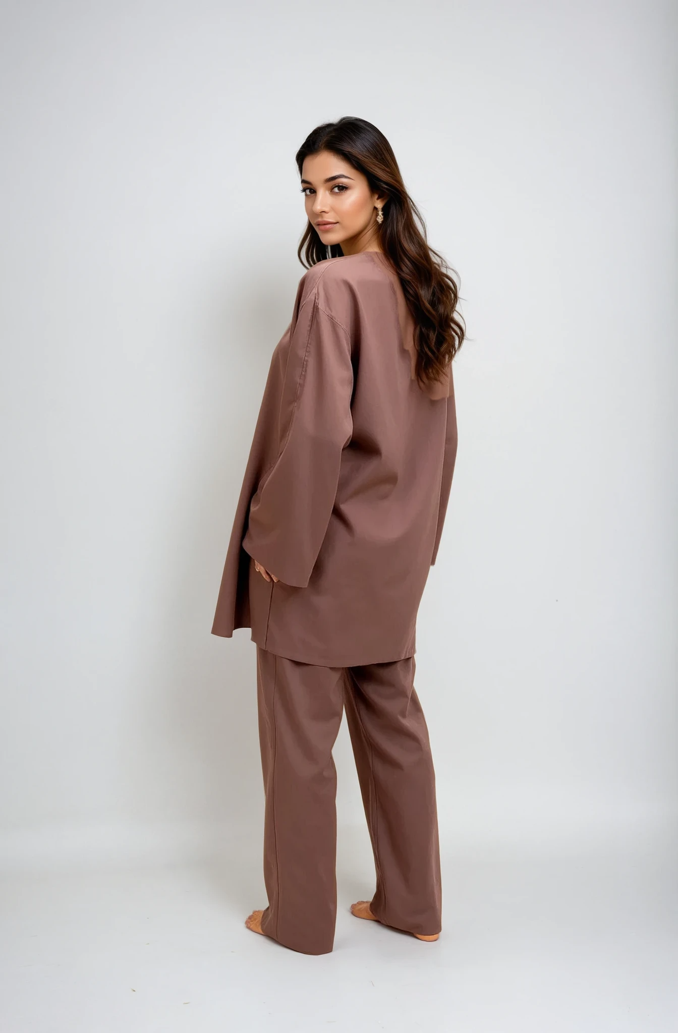 Burkini Maya Taupe  - 3 pièces