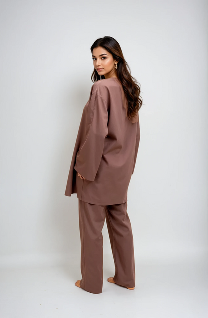 Burkini Maya Taupe  - 3 pièces