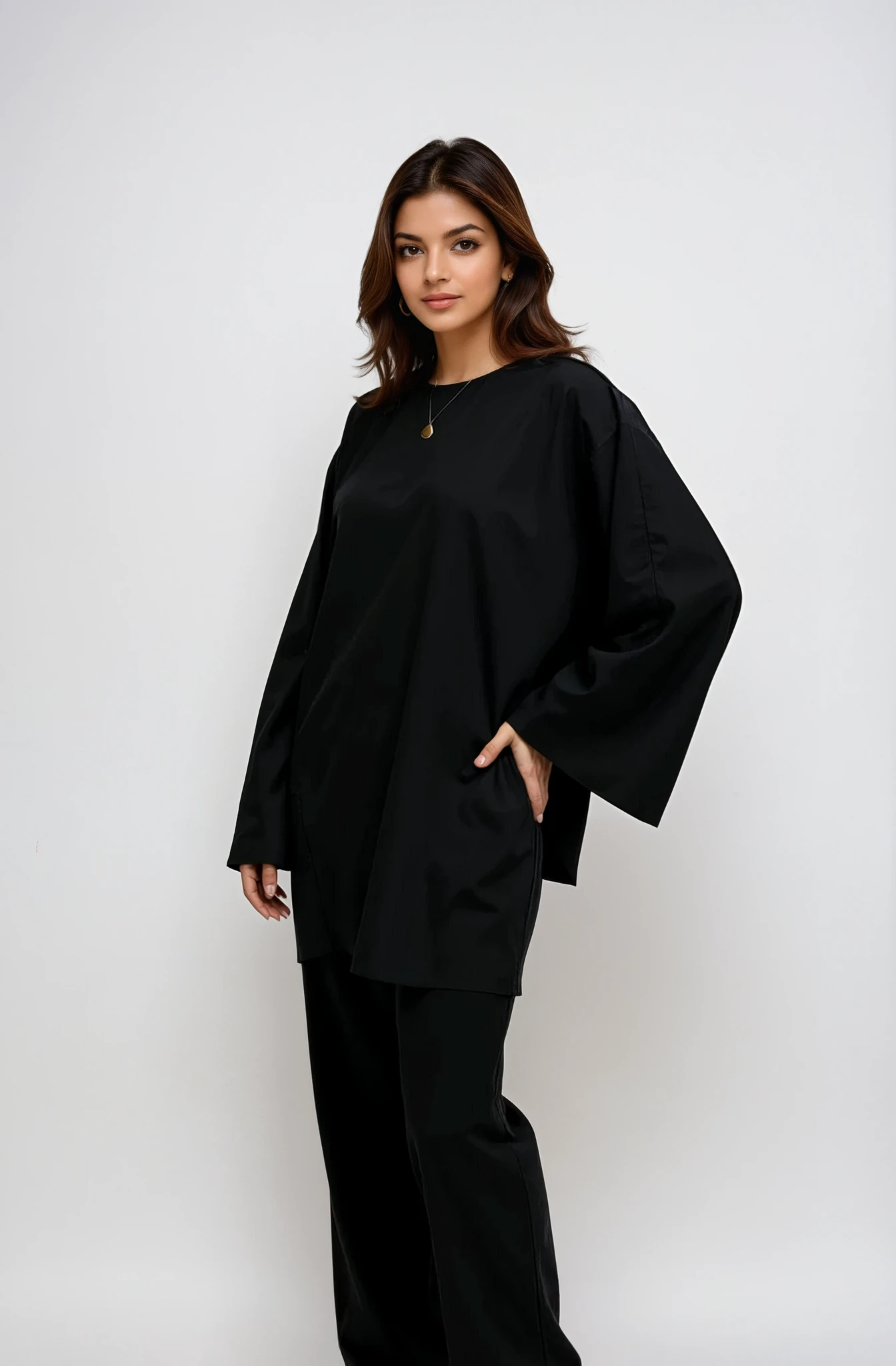 Burkini Maya Noir - 3 pièces