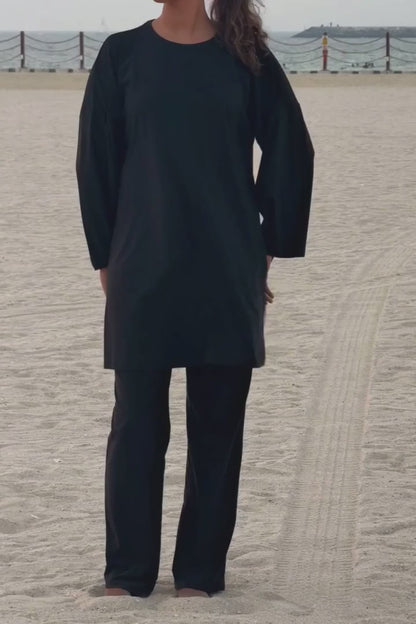 Burkini Maya Noir - 3 pièces